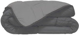 Poyet Motte Calgary Dynebetræk Polyester Stål/Sølv, Polyester, Stål/Sølv, 220X160X1 Cm Dyner og dyner Naty Shop 240X220X1 Cm