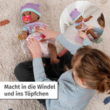 BABY Born Eva 43Cm, dukke med 10 funktioner og tilbehør, til børn fra 3 år, fungerer uden batteri, stor dukke 43Cm, 836408 Zapf Creation Dolls Naty Shop