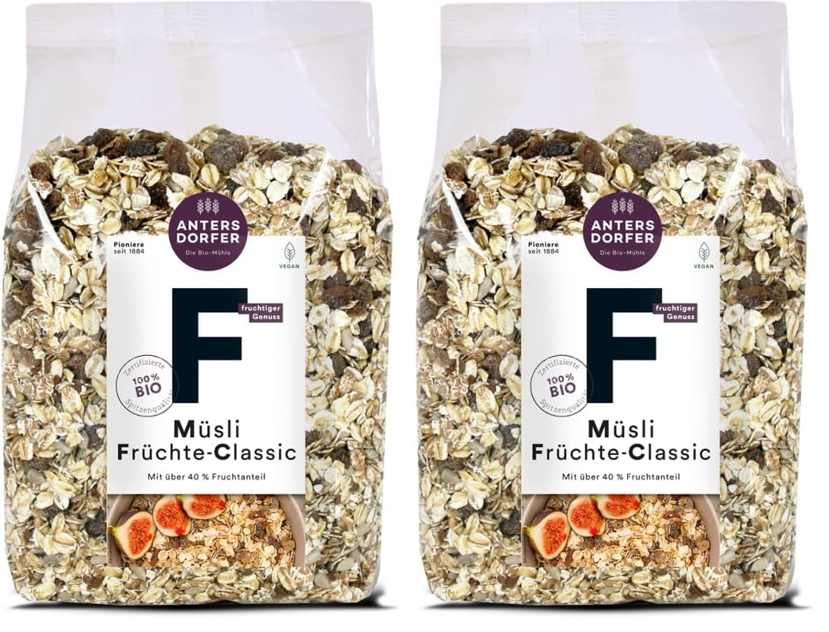 Klassisk müsli med frugt, 1 kg
