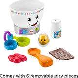 Fisher-Price Laugh & Learn Baby Learning Toy, Magic Color Mixing Bowl med musik og lys i 6 måneder+, GJW20 Baby Toys Naty Shop