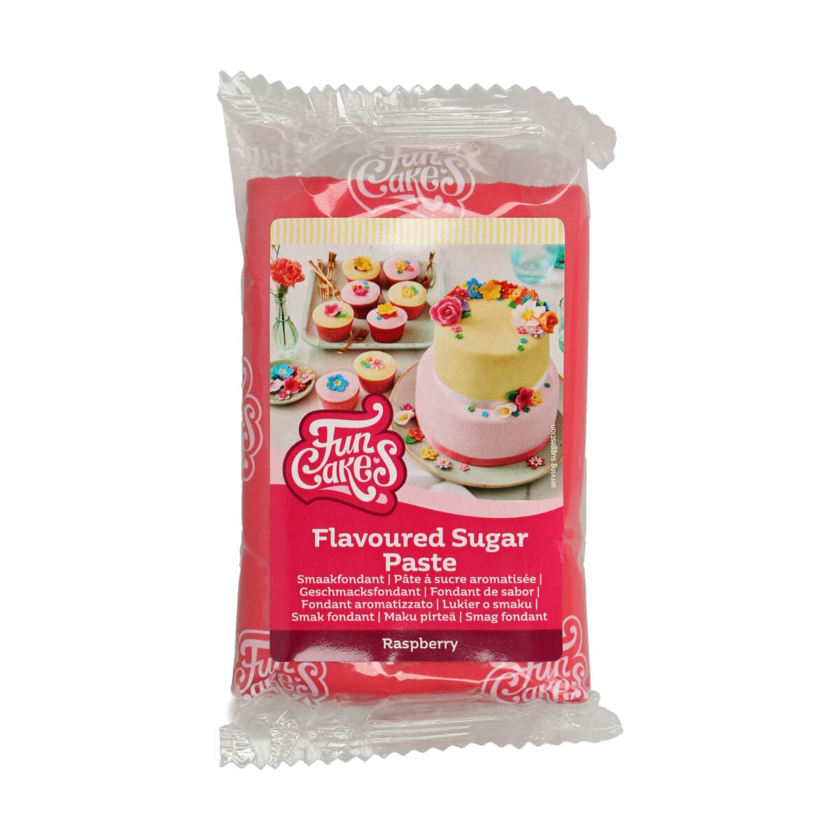 Marengs-flavored Funcakes Fondant: Nem at bruge, glat, fleksibel, blød og formbar, perfekt til at dekorere kager, kosher og glutenfri. 1 kg