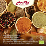 Yogi Tea Green Chai, økologisk ayurvedisk krydret te, blanding af kanel, mynte, grøn te, ingefær, kardemomme og nelliker, 6X17 teposer (i alt 102 teposer)