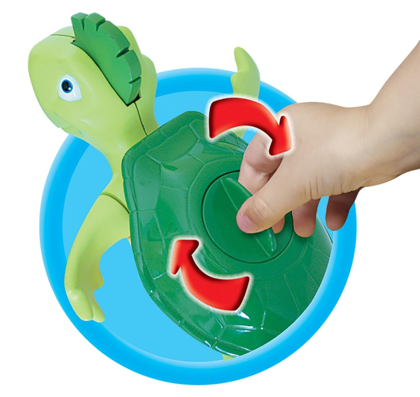 TOMY Vandlegetøj til børn "Plantschi den syngende skildpadde" flerfarvet, højkvalitets legetøj til børn med musik, kombinerer badelegetøj og musiklegetøj, fra 12 måneder! Badelegetøj til vandleg Jucarii Bebe Naty Shop