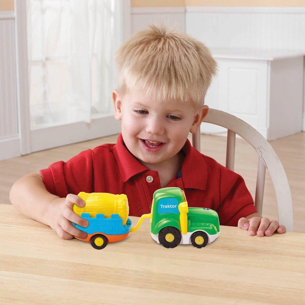 Vtech 80-152304 - TUT TUT Baby speedster, traktor og trailer Bebe Toys Naty Shop