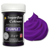 Sugarflair madfarve til pasta, pastel lilla farve, madfarve til pasta, fondant og marcipan, spektrale koncentrerede farver - 25g