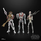Star Wars Black Series Magna Raider, Super Battle Droid, Jedi Battle Droid: Survivor Action Figurer 3-pak, skala 15 cm Actionfigurer Naty Shop