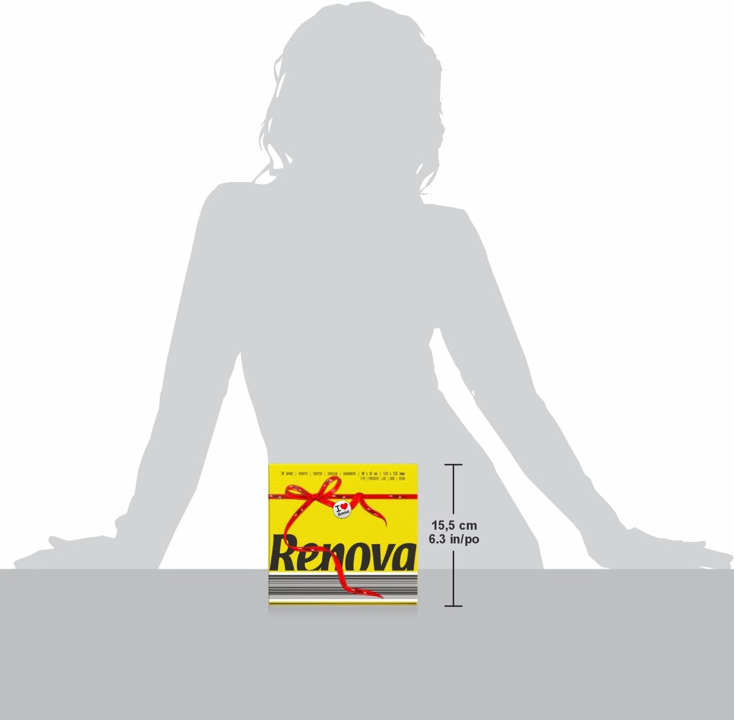 Renova papirservietter, 70 stk., 128GB