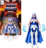 Masters of the Universe Origins Action Figur Frosta fra tegneseriesamlingen, ca. 14 cm høj, fra 1980'ernes tv-serier, magtens prinsesse med iskraft, detaljeret design og kappe, JBM87 Actionfigurer Naty Shop Standard titel
