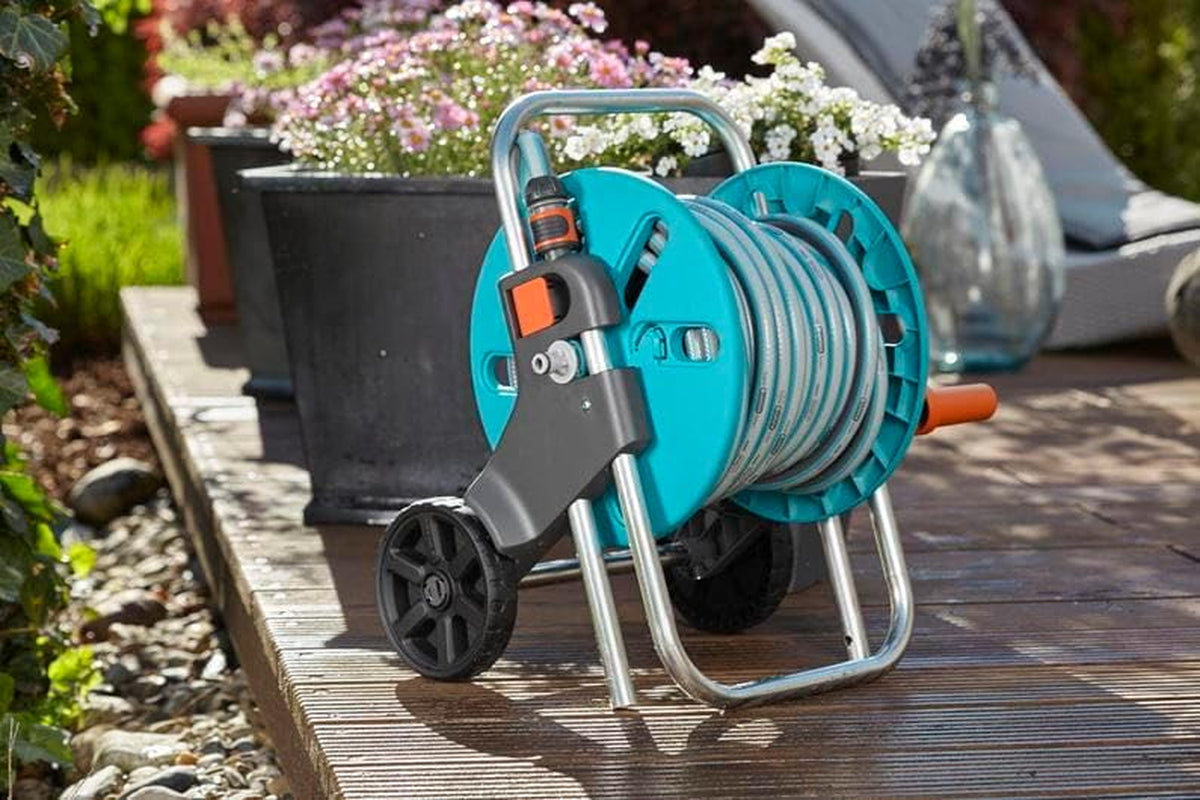GARDENA CleverRoll S slangevogn, slangetromle, kompakt opbevaring (18500-20)