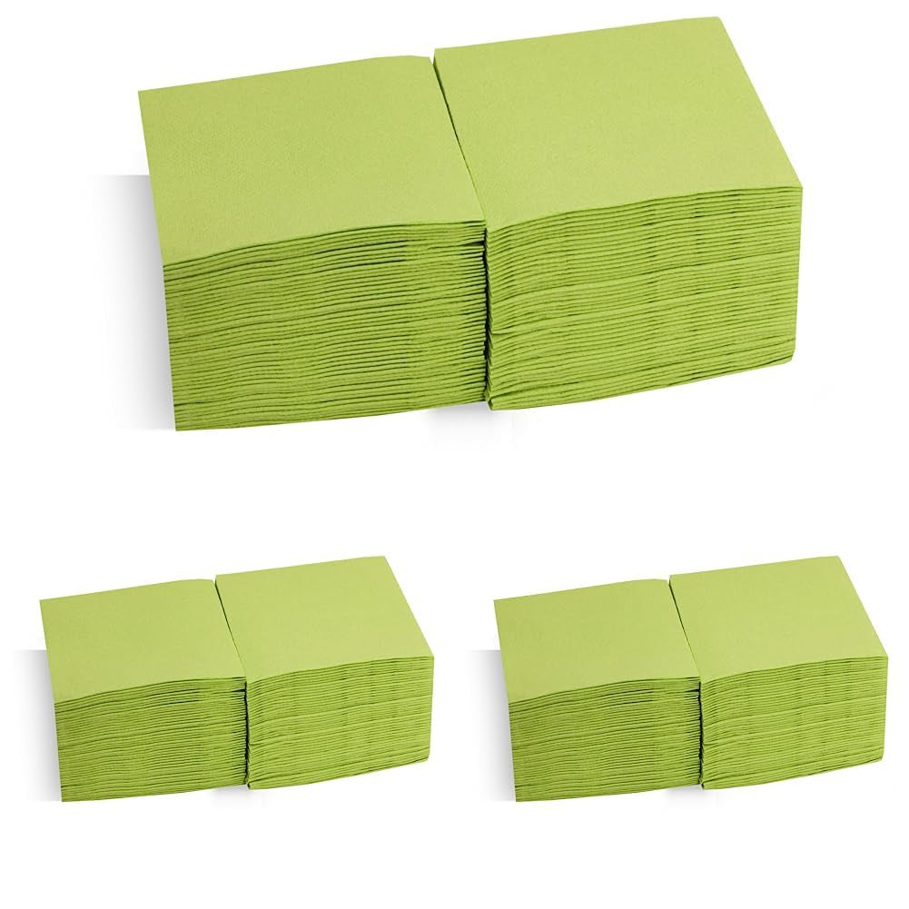 Saten Ser22104961 Cocktail, servietter 20 X 20, 2 lag, 1/4 fold, 100 servietter, Punta-Punta, sort