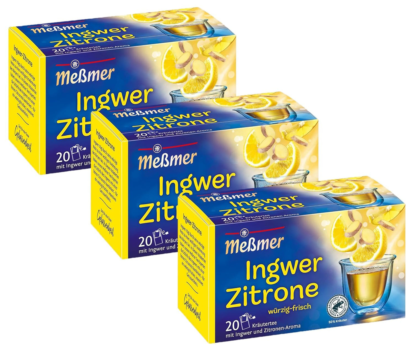 Meßmer bær | 20 teposer | Vegansk | Glutenfri | Laktosefri (pakke med 4)