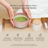 Shinto - "Gold" Organic Matcha Tea - Ceremoniel Grade Green Tea Pulver - JAS & EU BIO Certified - Shaded & Handplukket - Direkte import fra Uji, Japan - 30g
