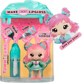 Yummiland Lip Gloss Doll - Susie Sour Straw - Inkluderer DIY Lip Gloss Kit, velegnet til alderen 4+, serie 2