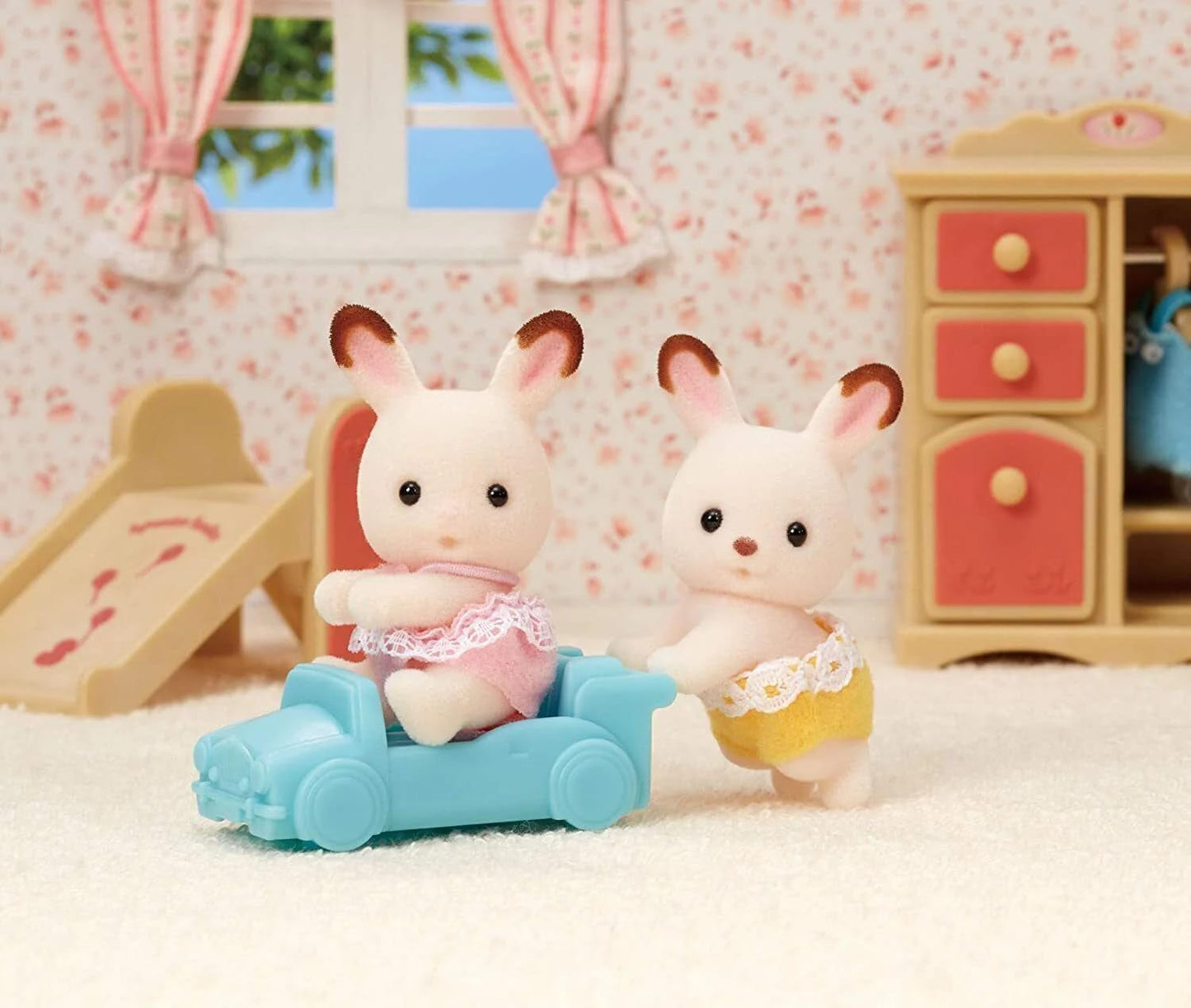 Sylvanian Families L5420 Chocolate Rabbit Twins - Dukkehusfigurer Naty Shop Dolls
