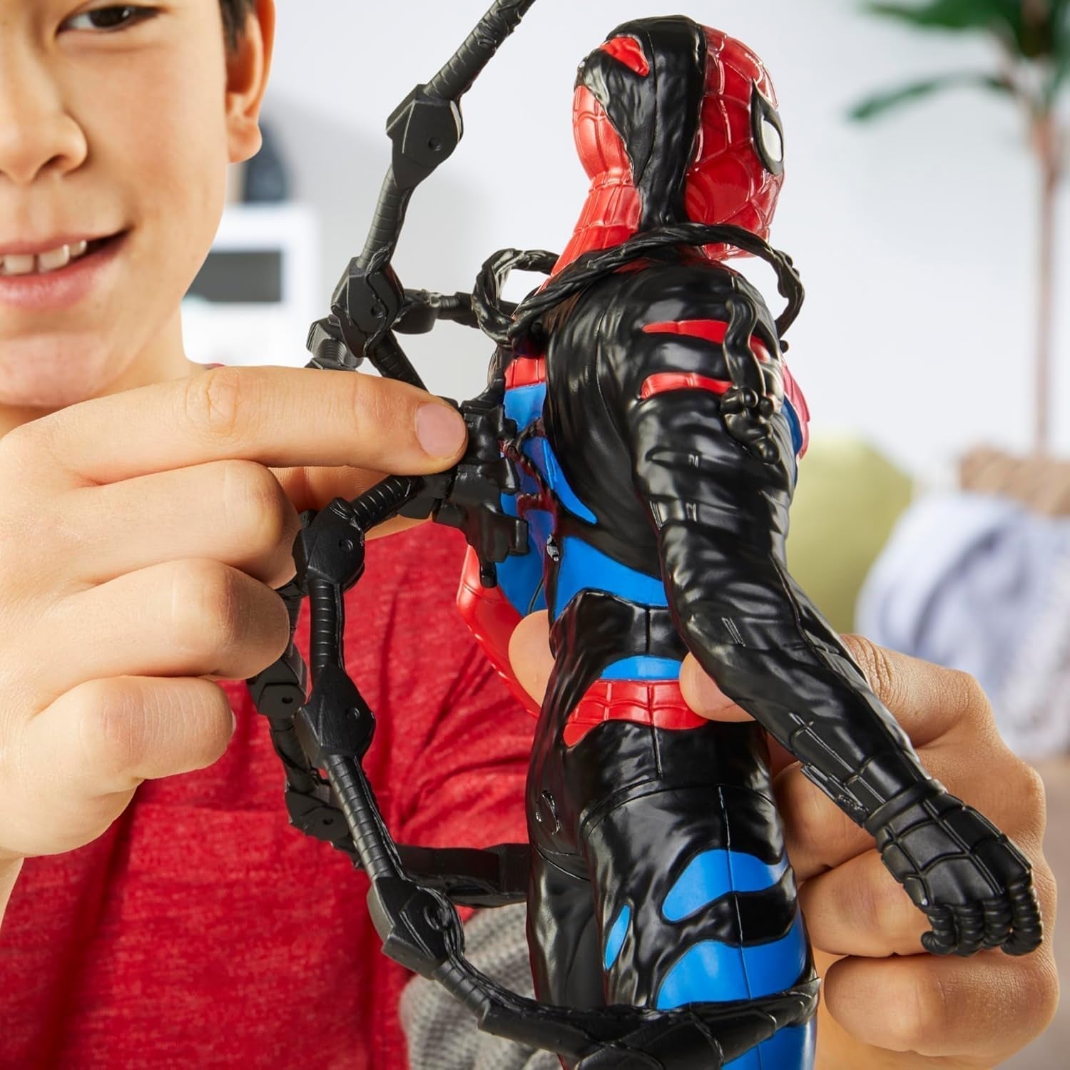 Marvel Spider-Man Venomversus Spider-Man Color Changer Actionfigur med tilbehør Actionfigurer Naty Shop