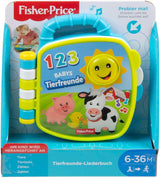 Fisher-Price Musical Animal Friends Sangbog | Babylegetøj fra 6 måneder, 1 år til piger og drenge | Børnelegetøj | Musikbog med lyde og lyseffekter | Pædagogisk legetøj (tysk), GFP29 Jucarii Bebe Naty Shop