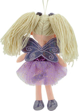 11766 Stofdukke Fairy Plys Legetøj Prinsesse 30 cm Lilla