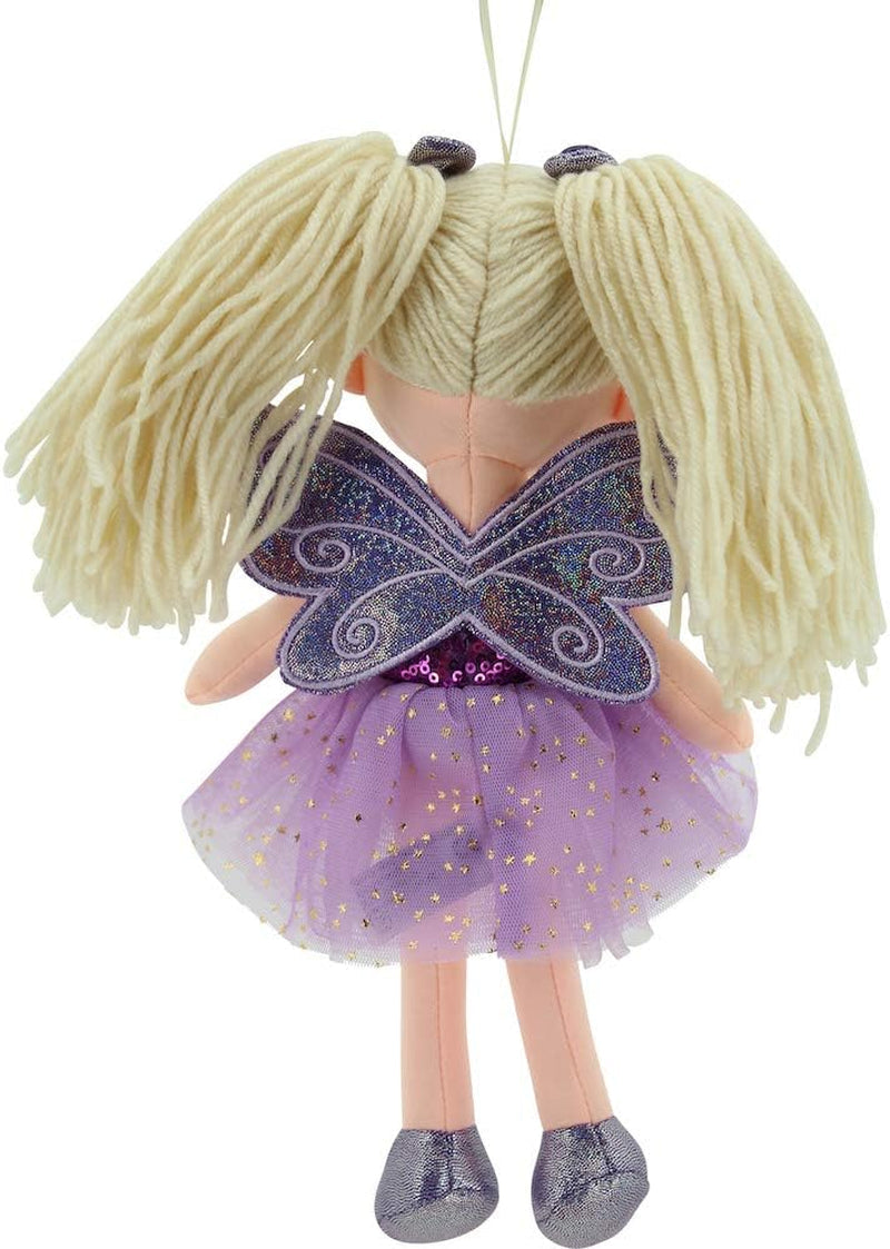 11766 Stofdukke Fairy Plys Legetøj Prinsesse 30 cm Lilla