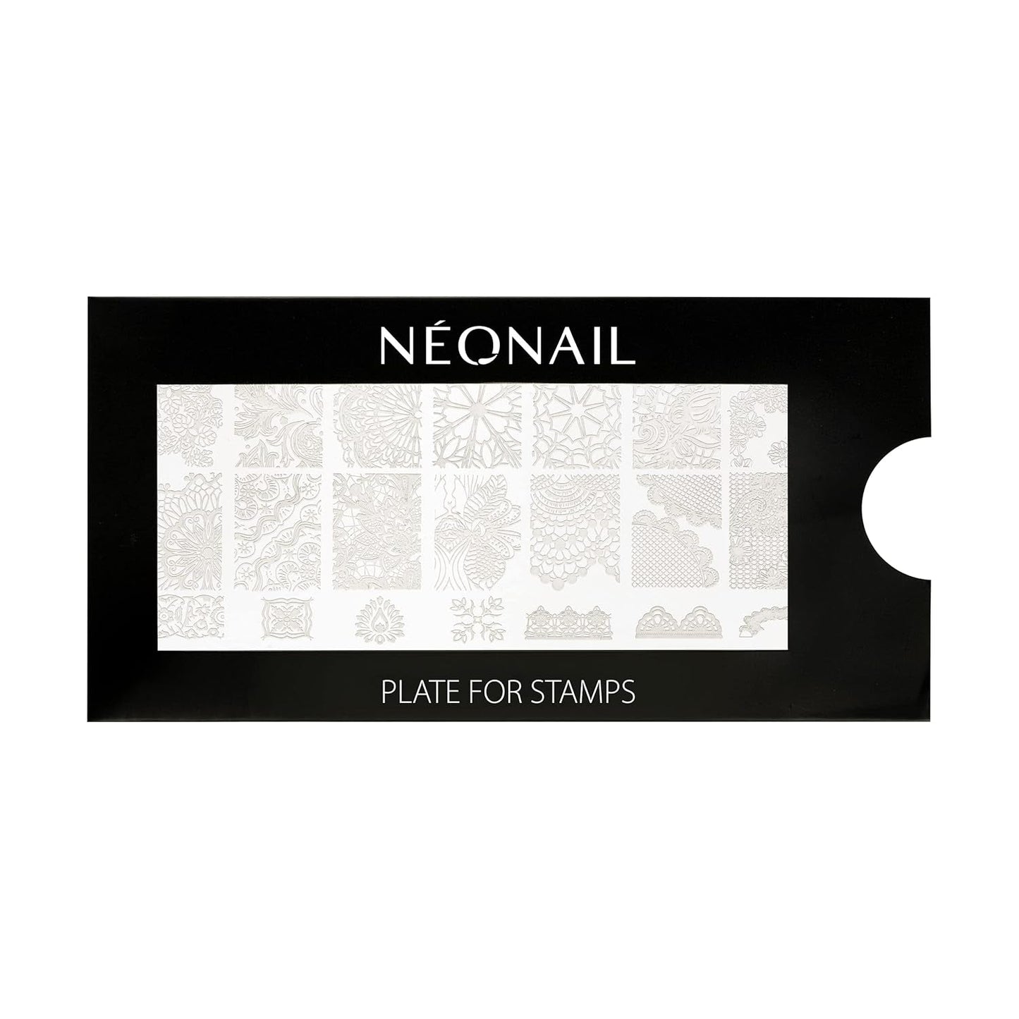 NÉONAIL Nagel Stempel Mit Schaber - Nägel Selber Machen - Nail Art Stempel - Nageldesign Für Nagel Schablone - French Nails Stempel - Silikon Nagelstempel