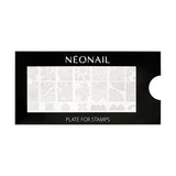 NÉONAIL Nagel Stempel Mit Schaber - Nägel Selber Machen - Nail Art Stempel - Nageldesign Für Nagel Schablone - French Nails Stempel - Silikon Nagelstempel