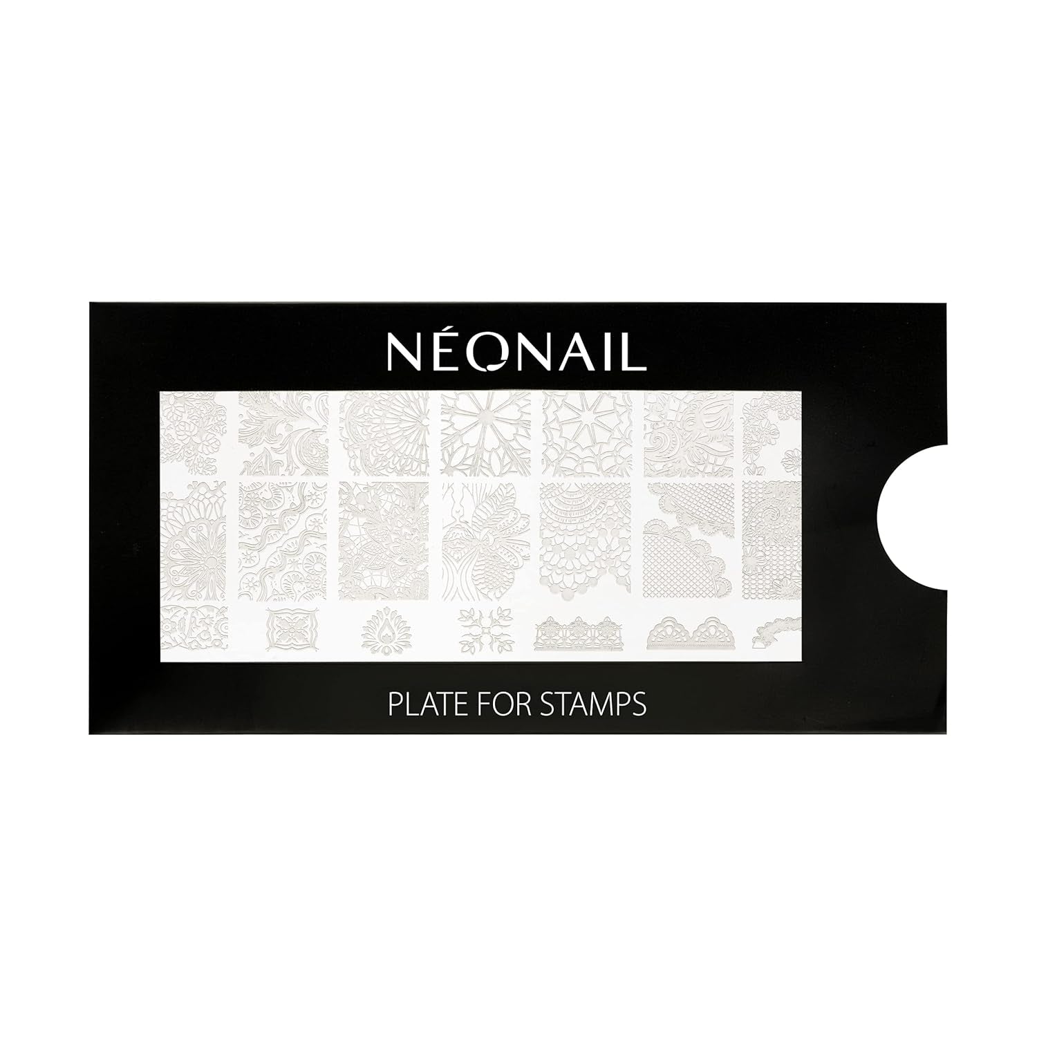 NÉONAIL Nagel Stempel Mit Schaber - Nägel Selber Machen - Nail Art Stempel - Nageldesign Für Nagel Schablone - French Nails Stempel - Silikon Nagelstempel