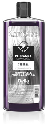 Cameleo - Rose Water Pink Hair Tonic No Yellow Tint Semi Permanent Hårfarve - Til blondt og gråt hår - Farve & pleje - Parabenfri | 200 ml Naty Shop Hair Dye New Version - Sølv 200 Ml (1 pakke)