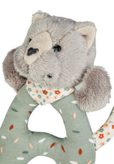 Lilly Cat Sterntaler Catch Toy - Motorisk aktivitetslegetøj til rangle, berøring og leg - Plyslegetøj til babyer og børn med rangle som en loyal ven - gråt blødt stof babylegetøj Bebe Naty Shop legetøj