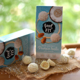 Sukkerfri kokospraliner med mandler, FIT FIT, uden tilsat sukker, 17% protein, 63 g