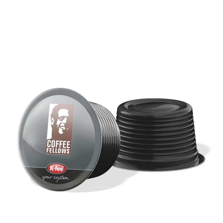 Coffee Fellows Blend Espresso-kapsler, kompatible med K-fee, EXPRESSI & Tchibo Cafissimo*, schokoladig-fruchtige Aroman, 120 Kaffeekapseln