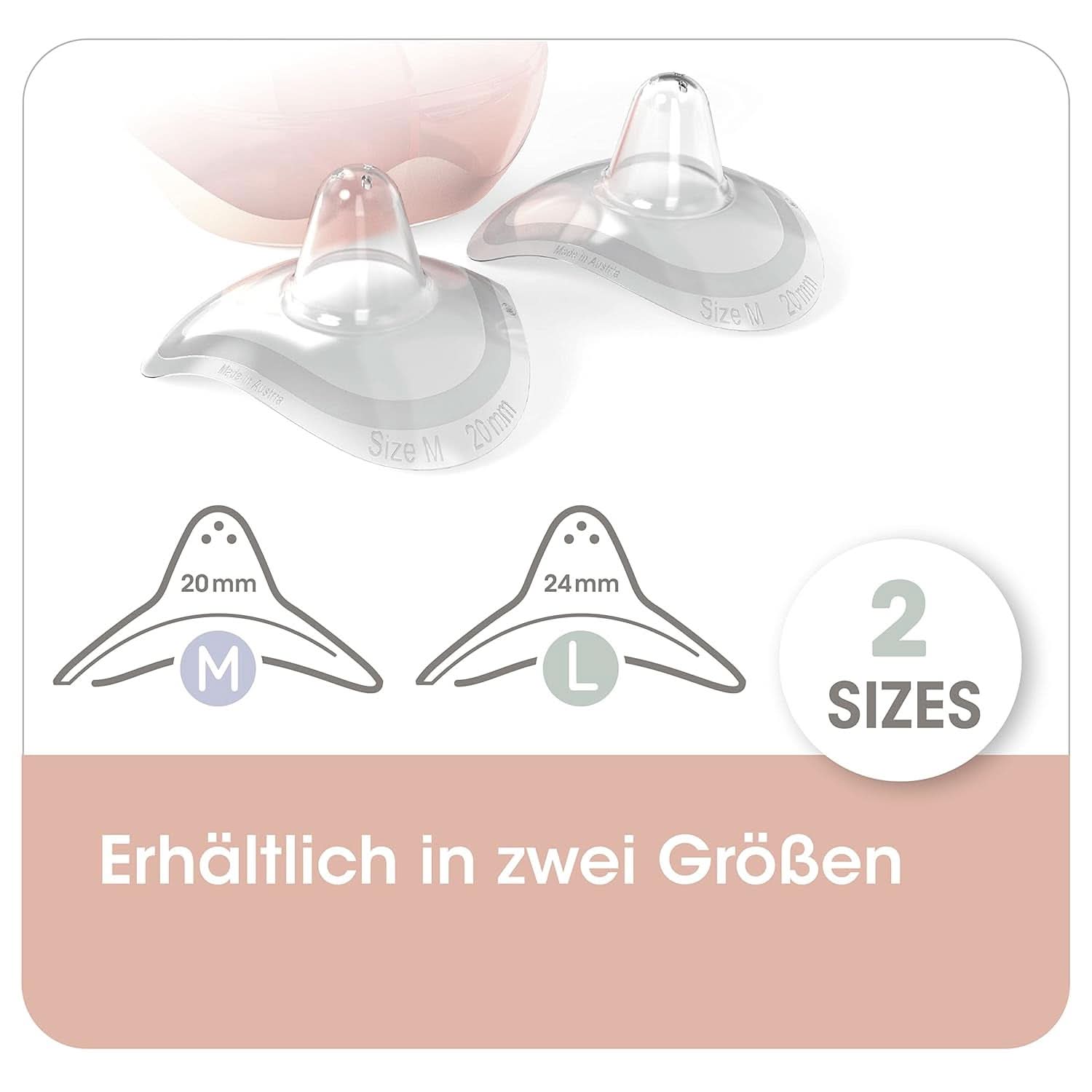 Nip® First Moments brystvorteskjolde, 2 stk. Mad og ammetilbehør Bebe Naty Shop