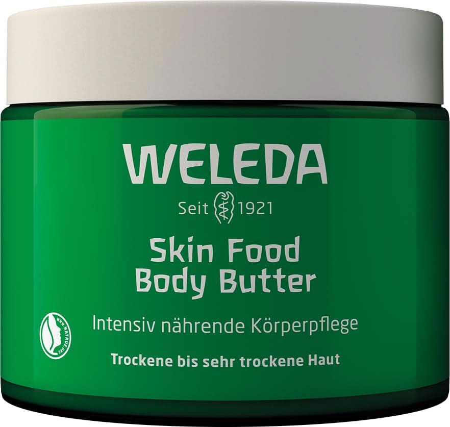 WELEDA Organic Skin Food Body Butter, Unisex kropsplejecreme til pleje af tør og ru hud, 150 ml Brusebad og bad Naty Shop