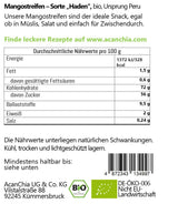 Mangostrimler - sort "Haden" - tørret - økologisk - råkostkvalitet - 400 g Dehydrerede produkter Naty Shop