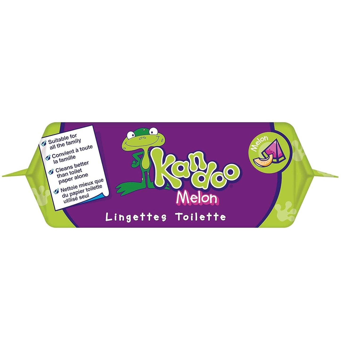 Melon Feuchttücher - Spülbar - Aus 95% Wasser - Parfümfrei - Plastikfrei - Dermatologisch Getestet - Feuchtes Toilettenpapier Aus 100% Pflanzlichem Cellulosemateriale - 60 Tücher Naty Shop