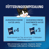 Felix Sensations Våd kattefoder i gelé, assorteret fiskeblanding, pakke med 6 (6 x 12 poser á 85g hver)