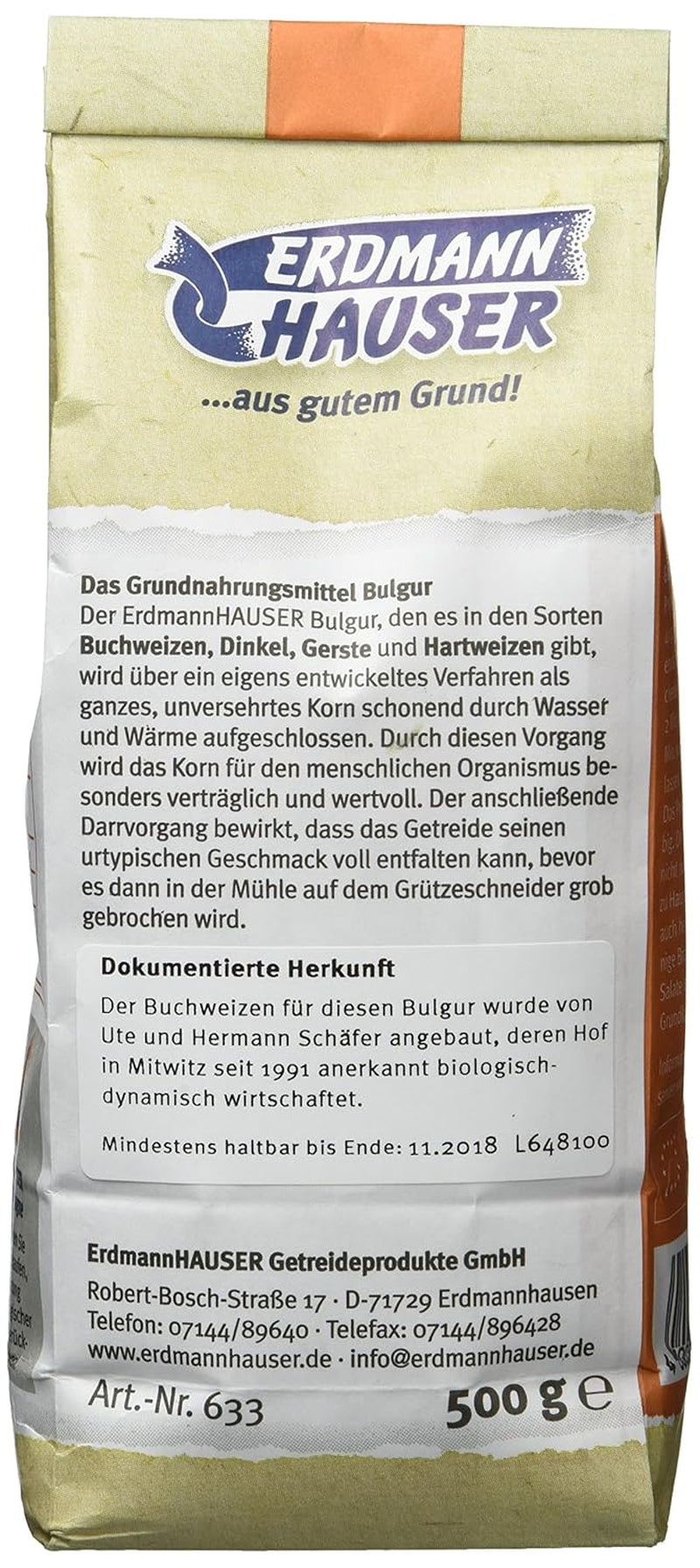 Økologisk boghvede Bulgur 6-pak (6 x 500 g)