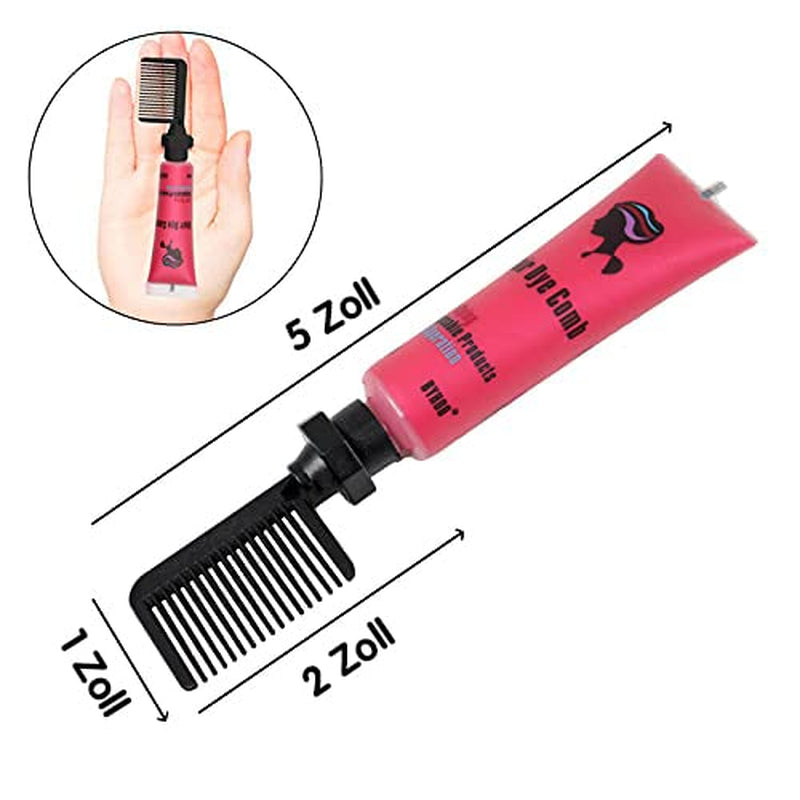 Byhoo 6PCS Midlertidig hårfarve til sort hår, hårkridt, vaskbar hårfarve, gaveidé til piger, fødselsdagsgave til teenagere. Naty Shop hårfarve