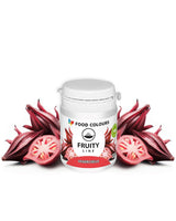 Madfarvepulver naturlig farve Fruity Line BLUEBERRY 20G naturligt farvepulver til cremer glasur svampdej i pulverform madfarve til drinks gelé