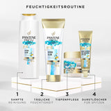 Pantene Pro-V Deep Hydration intensiv hårmaske med biotin 300ml. Pro-V Miracles intensiv pleje til tørt hår. Blødere hår efter den første påføring. Velegnet til daglig brug Naty Shop Hair Mask