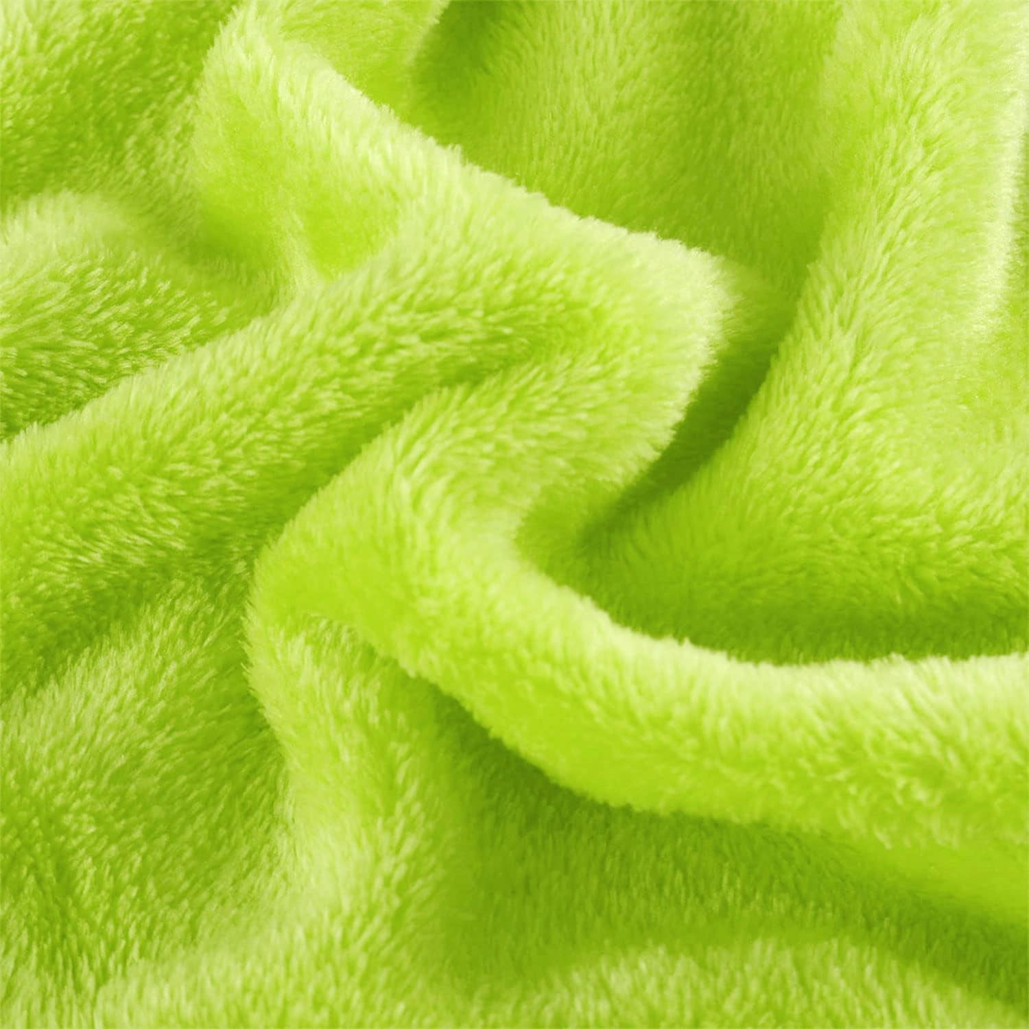 Sourcing Map Hyggeligt tæppe sengetæppe Blødt & varmt fleece tæppe som sofa tæppe Sofa tæppe Stue og kæletæppe Uld tæppe blødt fløjl plys æblegrøn 150X200Cm Senge og tæpper uxcell