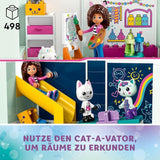 Lego 10788 Gabbys dukkehuslegetøjssæt, 8 værelser og 4 etager Gabbys dukkehuslegetøj med Pandi, Meerkat, Kuchi figurer og tilbehør, gave til 4-årige piger, drenge og børn Byggesæt Besuche den LEGO-Store