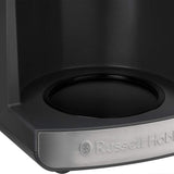Russell Hobbs kaffemaskine med kværn og termisk karaffel [Digital timer, brusehoved for optimal udsugning og aroma] Grind&Brew (1-10 kopper, 3 maleindstillinger) Filterkaffemaskine 25620-56