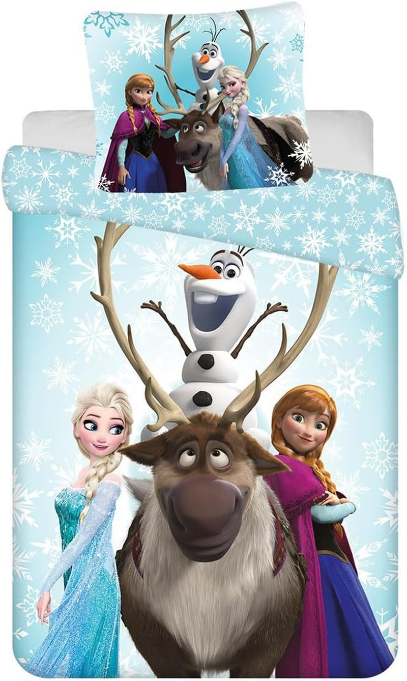 Disney Frosne Snefnug, børnesengetøj, 100 % bomuld Sengetøj - børn Naty Shop Standardtitel