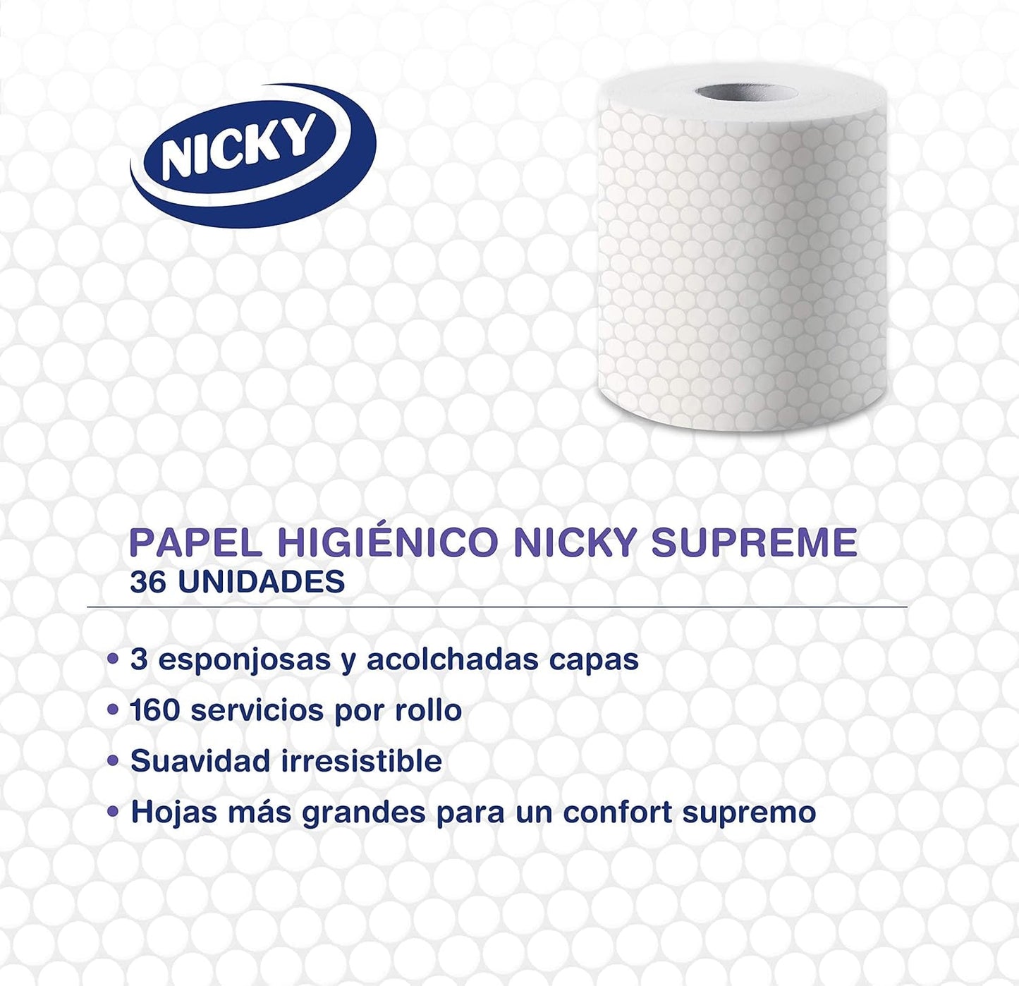 Supreme toiletpapir, 42 ruller, 3 lag, 160 services pr. rulle, Uimodståelig glathed, Let at åbne emballage, 100 % Fsc certificeret papir
