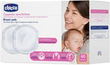 Chicco Naturalfeeling Antibakterielle tamponer, 60 stk Mad og ammetilbehør Bebe Naty Shop