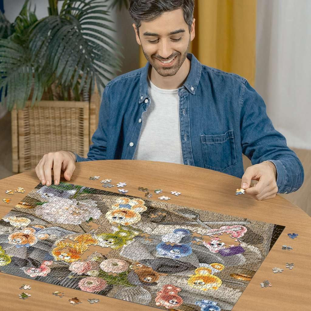 Ravensburger Puslespil 12000788 - Gelini dækker bordet - 1000 brikker for voksne og børn fra 14 år, Puzzle Naty Shop