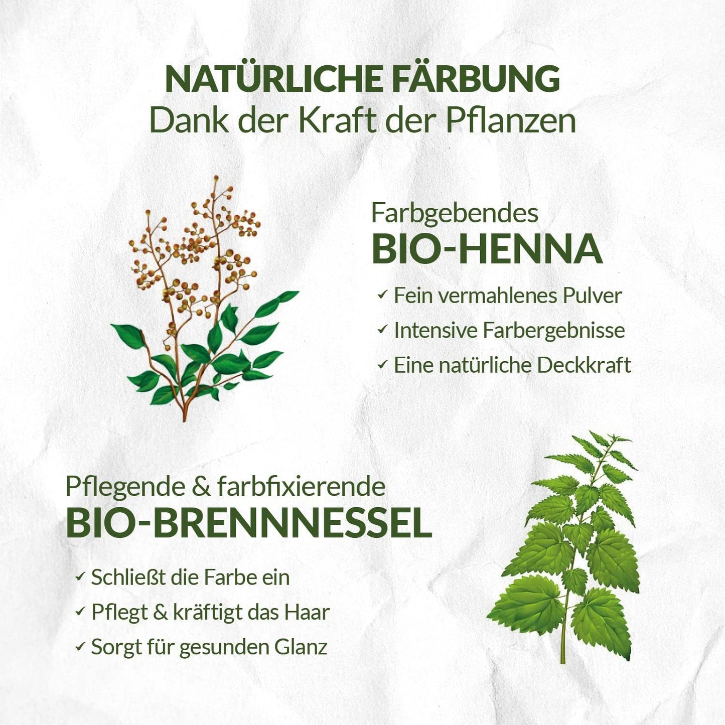 LOGONA Natural Cosmetics Urte nærende hårfarve, økologisk henna pulver vegansk hårfarve for intens farve og glans, urte hårfarve i kobberblond (blond), 1 x 100 g Naty Shop hårfarve