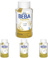BEBA Nestlé BEBA SUPREME 1 Spædbørnsmælk: drikkeklare flasker med Omega 3, pakke med 4 (1 x 200 ml)