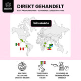 KING'S COFFEE - WHITE EDITION - let blanding 100% Arabica fra Etiopien, Mexico, Peru og Tanzania - lille batch-ristning i Italien - hele espressobønner til portafiltermaskiner - 1 kg