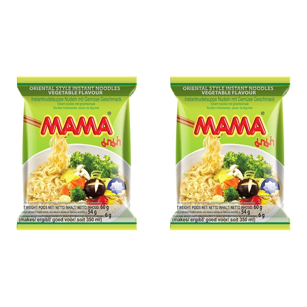 MAMA - Instant nudler med grøntsager - (1 x 60g)