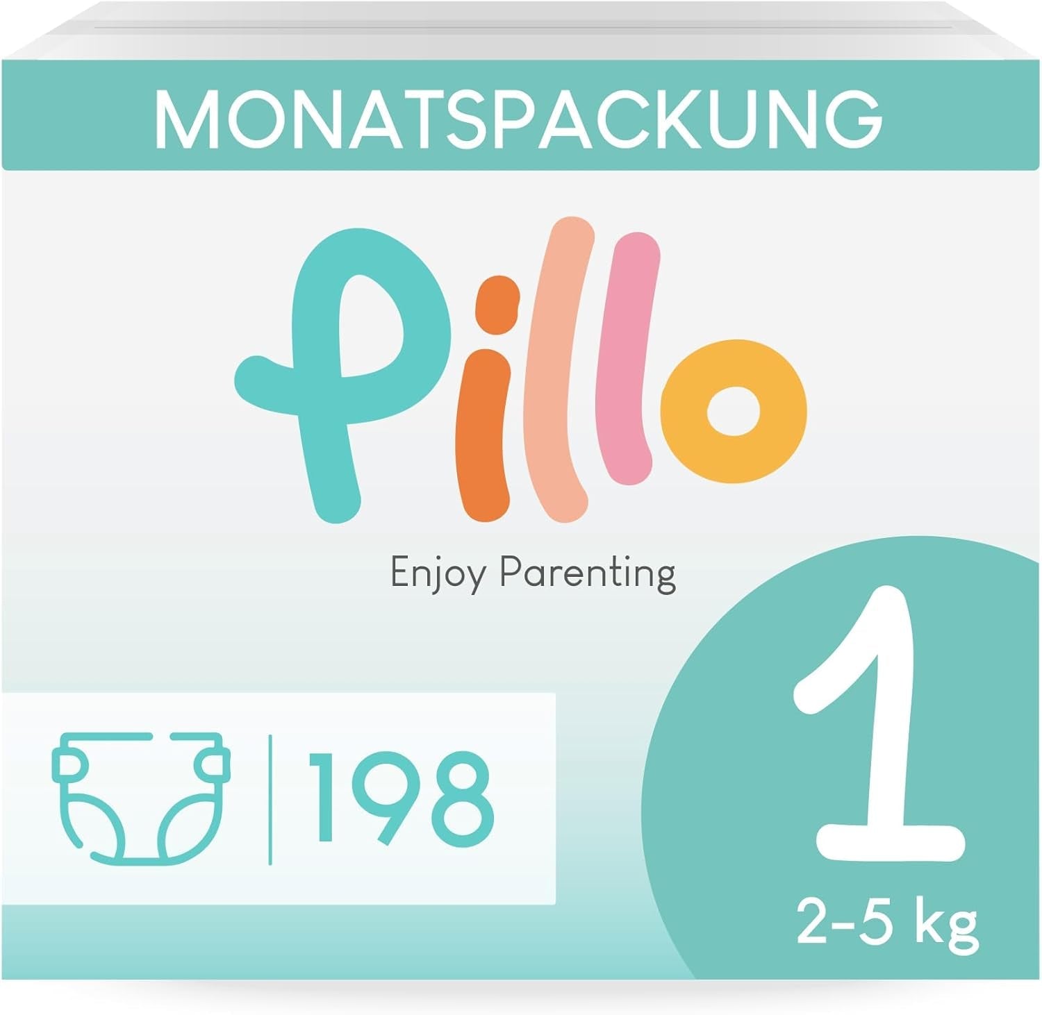 Bleer Pillo 3 - Æske med 168 bleer, 6 pakker med 28 bleer hver, str. 3 - Midi (6-10 kg) - Bleer til babyer